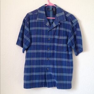 FINAL MARKDOWN Men's Clear Blue Heavyweight SS Shirt (M)